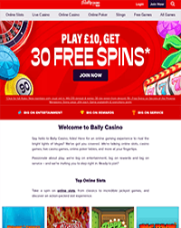 Bally Casino Screenshot
