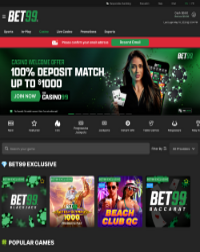 Bet99 Casino Screenshot