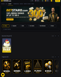Betstaro Casino Screenshot