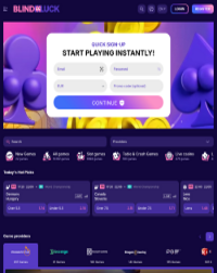 BlindLuck Casino Screenshot
