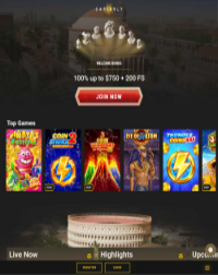 Casinoly Casino Screenshot
