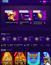 CipherWins Casino Screenshot