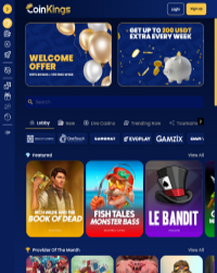 CoinKings Casino Screenshot