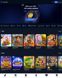 CryptoRoyal Casino Screenshot