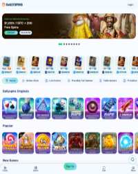 Dailyspins Casino Screenshot