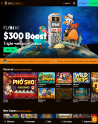 Emu Casino Screenshot