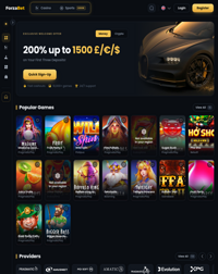 ForzaBet Casino Screenshot