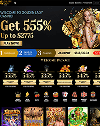 Golden Lady Casino $329 Free Play
