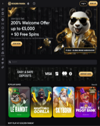Golden Panda Casino Screenshot