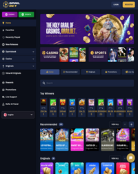 Grailbet Casino Screenshot