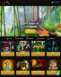 KingBit Casino Screenshot