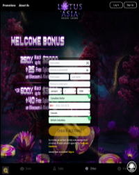 Lotus Asia Casino Screenshot