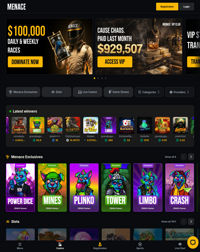Menace Casino Screenshot