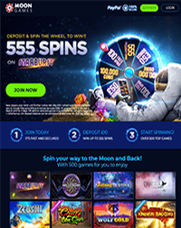 Moon Games Casino Screenshot