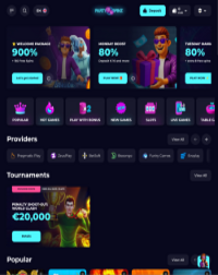 PartySpinz Casino Screenshot