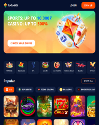 Patang Casino Screenshot
