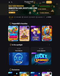 PepperMill Casino Screenshot