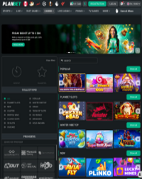PlanBet Casino Screenshot