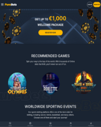 PureBets Casino Screenshot