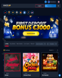 Raceup Casino Screenshot