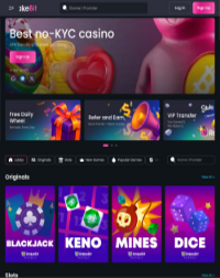 RakeBit Casino Screenshot