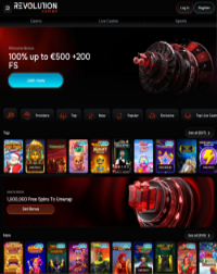 Revolution Casino Screenshot