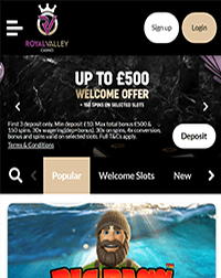 Royal Valley Casino Screenshot