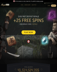 Royale500 Casino Screenshot