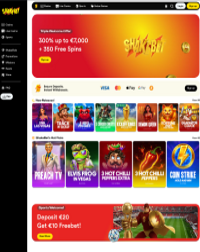Shakebet Casino Screenshot