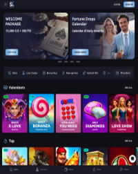 SlotLounge Casino Screenshot