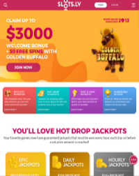 Slots.lv Casino Screenshot