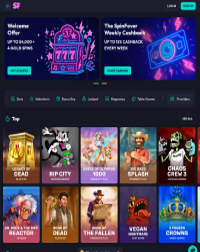 SpinFever Casino Screenshot