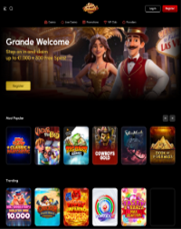 SpinGrande Casino Screenshot