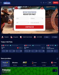 SpinTexas Casino Screenshot