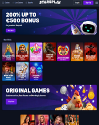 StarsPlay Casino Screenshot