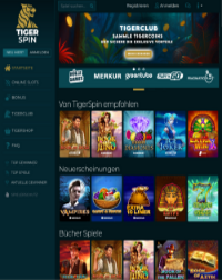 TigerSpin Casino Screenshot