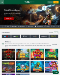 TuskCasino Screenshot