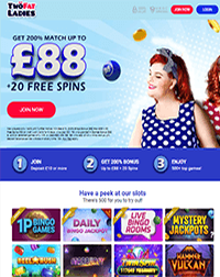 Two Fat Ladies Bingo Casino Screenshot