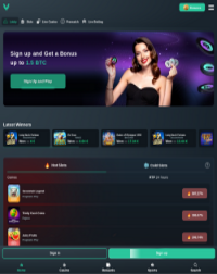 Vave Casino Screenshot