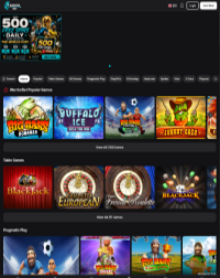 WarriorBet Casino Screenshot