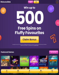 Welcome Slots Casino Screenshot