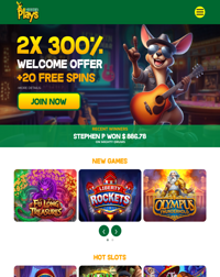 Wicked Plays Casino Screenshot