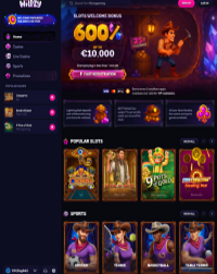 Wildzy Casino Screenshot
