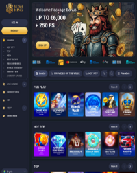 Wishking Casino Screenshot