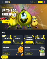 YoniBet Casino Screenshot