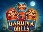 3 Daruma Dolls