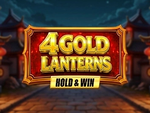 4 Gold Lanterns Hold and Win